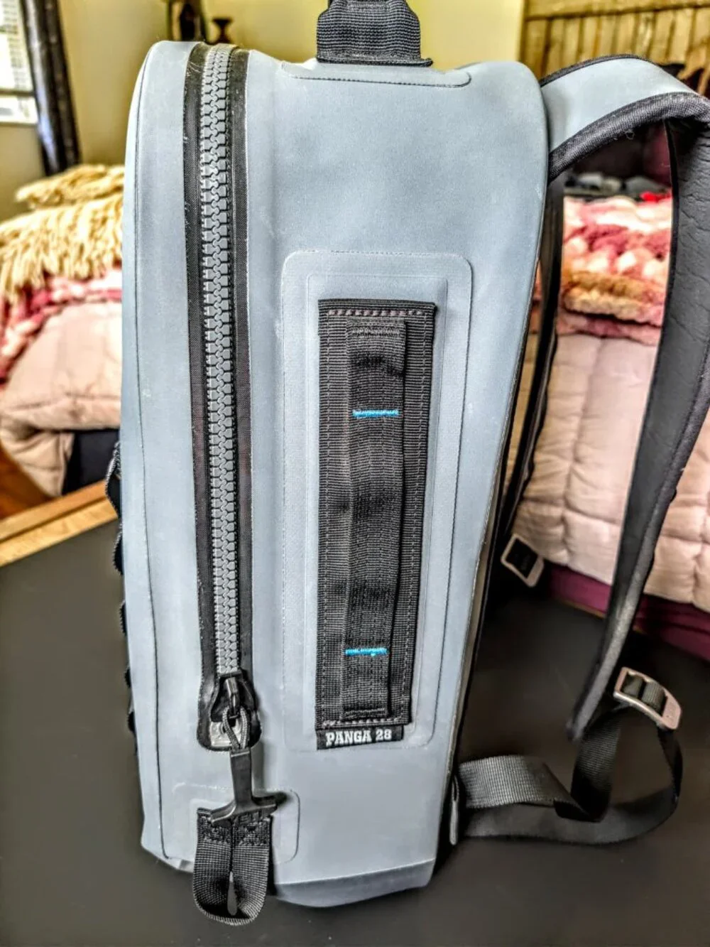YETI Panga 28L Waterproof Backpack Submersible, Gray/Blue